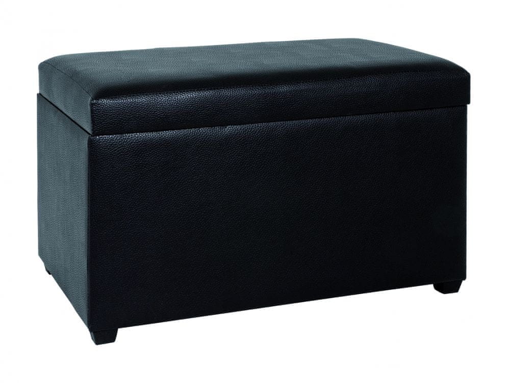 Mørtens Furniture Lavica Josephine, 65 cm, čierna